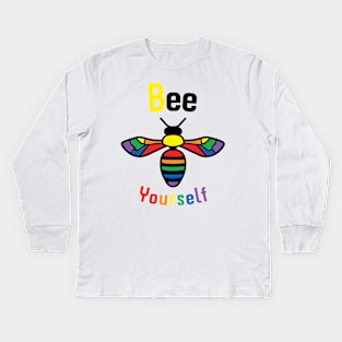 Bee Yourself Kids Long Sleeve T-Shirt